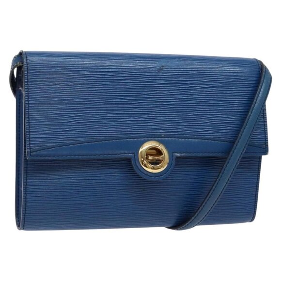LOUIS VUITTON Epi Pochette Arche Shoulder Bag Blue - Picture 2 of 16